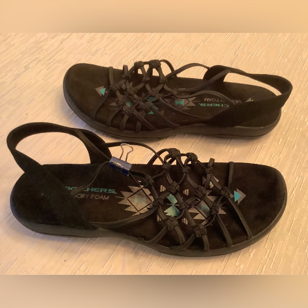 Skechers Memory Foam Sandals Size 9 new
